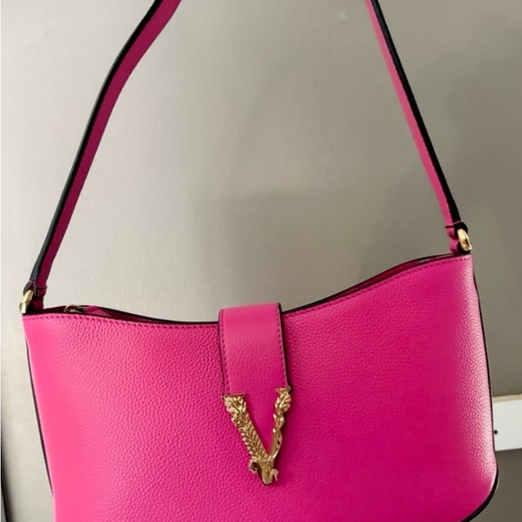 New!! Versace Hot Pink Purse - Picture 10 of 10